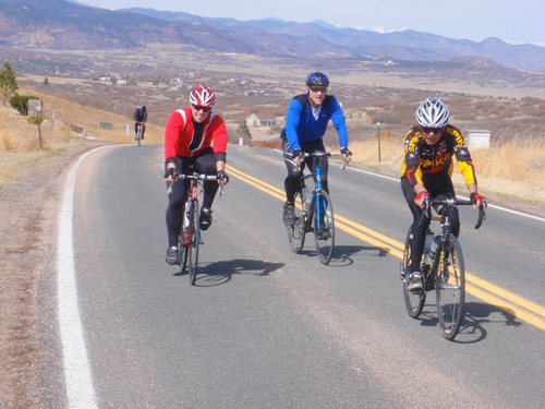 North Colorado Springs Cyclist (NCSC), near Castle Butte, Colorado.